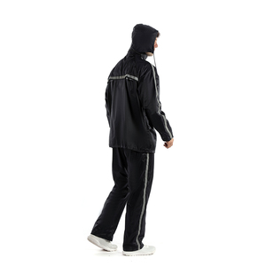 Оптовая Продажа с фабрики, модный дождевик из полиэстера, карманный мотоциклетный плащ, уличный водонепроницаемый дождевик, костюм для взрослых - Product Image 6