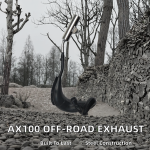 Nuevo sistema de escape modificado de acero inoxidable compatible con Suzuki para motocicletas todoterreno de 2 tiempos, paquete de expansión con resonador armónico - Product Image 2