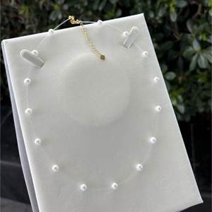 Collar de Perlas Blancas Australianas de Alta Calidad, 7-8 mm, Sin Núcleo, Tamaño Clásico, con Brillo Blanco, Círculo Perfecto, Menor - Product Image 2