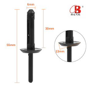 Nuevos Remaches de Plástico Negros para Parachoques 6506007AA para Jeep Wrangler JK, Piezas de Repuesto - Product Image 2