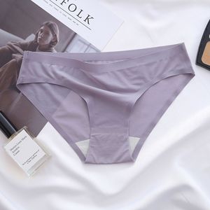 À peine là se sentir sans restriction conception sans couture culotte ultra mince respirante en soie glacée douce pour femmes - Product Image 6