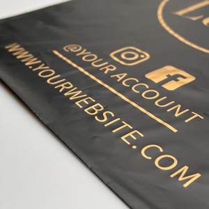 Logotipo personalizado de plástico franqueo mensajería Poly Mailer ropa embalaje sobre Polymailer correo envío bolsas personalizadas - Product Image 4