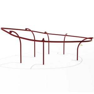 Toboggan à zip pour enfants, certifié TUV, en acier inoxydable/galvanisé, taille personnalisable, pour jardin extérieur, une seule personne - Product Image 2