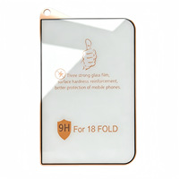 Protection d'écran en verre trempé 9H pour iPhone Duo, revêtement électro-plaqué, film anti-espion HD et confidentialité, 18 Duo Fold