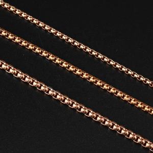 Cadenas de Perlas en Caja, Chapadas en Oro Rosa de 18K y Negro, Proveedor de Fábrica de Joyería de Acero Inoxidable para Regalos - Product Image 6