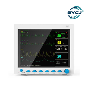 Veterinär-Multi parameter monitor EKG RESP SpO2 PR NIBP Zweikanal-TEMP-Ton-und Licht alarm - Product Image 2
