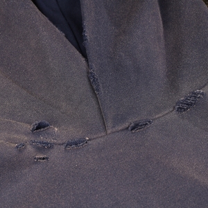 Sweat-shirt à capuche ample et court pour homme, en coton épais imprimé, de haute qualité, délavé et vieilli - Product Image 5