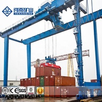 Grue à conteneurs Kuangshan de Chine, 50 tonnes, prix de la grue RMG, 35 tonnes, 45 tonnes, grue à portique montée sur rail pour le levage de conteneurs