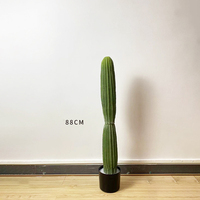 Planta de Cactus Artificial de Plástico, Decoración para el Hogar, Cactus para Interiores y Exteriores, Decoración para el Hogar y la Oficina, Plantas Artificiales