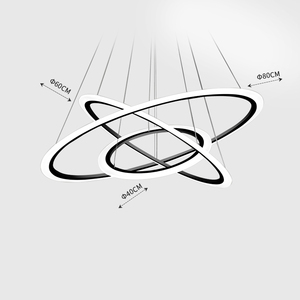 Hiện Đại Wm18d03a <span class=keywords><strong>Acrylic</strong></span> Hộ Gia Đình Thiết Kế Vòng Hiện Đại Phòng Ăn Led Pendant Đèn Chùm - Product Image 4