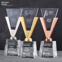 Trofeo de Cristal Colorido Personalizado con Grabado - Trofeo Conmemorativo Hecho en China para el Honor Creativo del Tatuaje de la Suegra