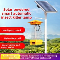 Lampe anti-insectes LED solaire avec télécommande et fonction vibrante pour la lutte antiparasitaire extérieure des vergers, étangs à poissons et rizières
