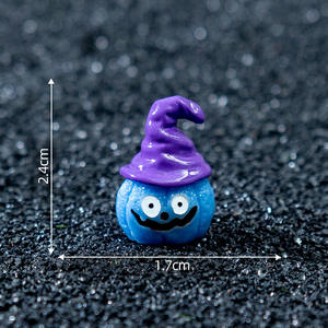 Figurines miniatures d'Halloween, mini-décorations citrouille, figurines en résine, statues pour fête, maison, jardin, décoration slime - Product Image 6