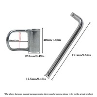 Kunci Pas Khusus Stainless Steel untuk Kamar Mandi, Pembongkaran Katup Sudut, Pemasangan Fitting Keran di Ruang Sempit, Melepas, Mengencangkan, dan Memasang Pipa Air