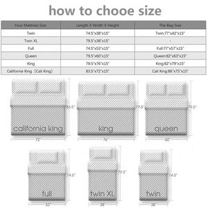 Bolsa de cama de almacenamiento de colchón grueso protector de cubierta resistente al agua para mudanza y almacenamiento - Product Image 6