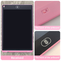 Tablette d'écriture LCD pour enfants, tableau de dessin extérieur réutilisable avec fonction de verrouillage oculaire instantané