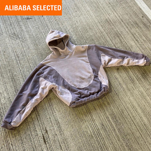 <span class=keywords><strong>Felpa</strong></span> con Cappuccio Crop Top in Cotone 100% <span class=keywords><strong>Viola</strong></span> con Stampa a Rilievo e Patchwork per Uomo, Streetwear <span class=keywords><strong>Oversize</strong></span> con Logo Personalizzato - Product Image 1