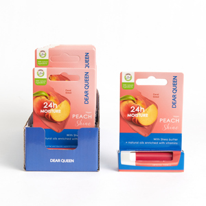 ลิปครีมบำรุงริมฝีปากสูตรชุ่มชื้นยาวนาน 4.8 กรัม กลิ่นพีช ช่วยให้ริมฝีปากดูสว่างขึ้น บำรุงริมฝีปากอย่างเป็นธรรมชาติ ลิปเซรั่มออยล์ ลิปบาล์ม - Product Image 1