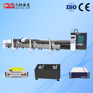 เครื่องตัดท่อไฟเบอร์เลเซอร์แบบแขวนด้านข้างอัตโนมัติเต็มรูปแบบ รุ่น G120C พร้อมระบบควบคุม Cypcut รองรับ AI ได้รับการรับรองมาตรฐาน CE สำหรับประเทศจอร์แดน - Product Image 1