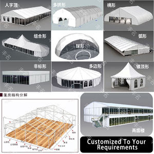 200 Carpa Para Fuesta Marquee düğün parti çadır için açık su geçirmez kilise çadır - Product Image 5