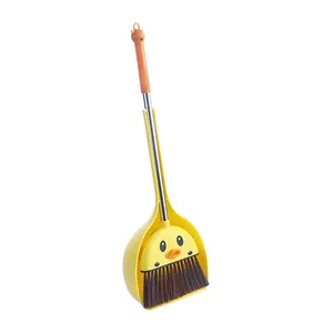 Little Yellow Duck Children's Broom Dustpan Set Baby Mini Broom Dustpan -  China Plastic Broom and Cleaning Broom price