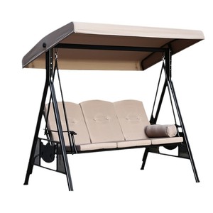 Silla Columpio de Hierro para Exteriores con Diseño Moderno y Sencillo para Balcón, Terraza, Patio, Interior y Sala de Estar - Product Image 6