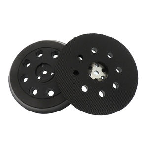 5Inch 9 Gaten Haak En Lus Schuurschijf Back-Pad Vervanging Zwarte Schuurschijf Schuurmachine Back-Up Plaat Voor Schuurmachines Polijsten - Product Image 1