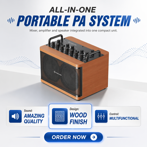 Amplificador de <span class=keywords><strong>Guitarra</strong></span> Eléctrica Musiccube D2MAX, Sistema de Audio PA con Batería para Bodas, Iglesias, Fiestas, Altavoz para Callejeros - Product Image 1