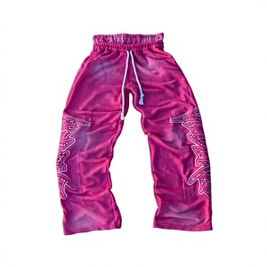 Heavyweight Fleece <b>Trousers</b> <b>Men</b> Custom Embroidery Warm <b>Winter</b> Sweatpants Manufacturer - Product Image 3
