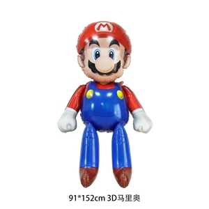 36 "dessin animé <span class=keywords><strong>Spiderman</strong></span> <span class=keywords><strong>Mario</strong></span> Buzz lumière gonflable hélium jouet ballon en aluminium - Product Image 3