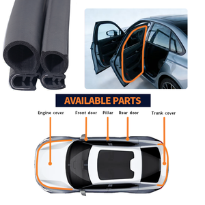 אטם גומי לדלת רכב עמיד בפני מזג אוויר, אטום לרעש וניתן להתאמה אישית לדגמי רכב - Product Image 4