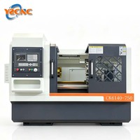 Tour CNC horizontal CK6140 avec contrôleur GSK, haute précision, équipement de tournage de métaux