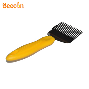 Nouvelle fourche à <span class=keywords><strong>d</strong></span>ésoperculer jaune en acier inoxydable et plastique, outils de <span class=keywords><strong>d</strong></span>ésoperculation pour la récolte apicole - Product Image 1