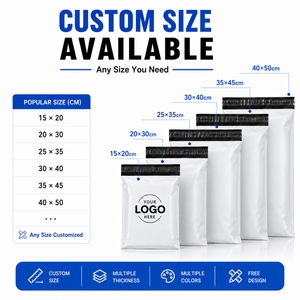 Bolsa de Envío Ecológica Personalizada con Logotipo, Bolsa de Poliéster Negra Reciclada, Apta para el Embalaje de Envíos <span class=keywords><strong>Express</strong></span> - Product Image 5