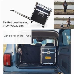 Campeggio all'aperto Set di cucina campeggio mobile scatola da cucina cucina cucina stufa portatile auto pieghevole cucina per campeggio all'aperto escursioni - Product Image 4