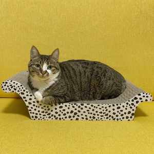 New Design <b>Sofa</b> Shape Cardboard <b>Cat</b> Scratchers Big <b>Cat</b> Scratching Board Pad Toy - Product Image 5