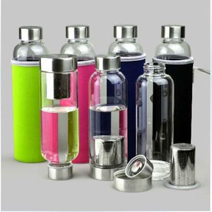 Hot Selling Tea <b>Infuser</b> 360ml Portable Glass Drinking Water Bottle With Filter - Product Image 3