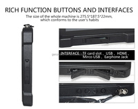 Tableta Android Resistente Genzo Económica de 8/10 Pulgadas, 8 GB de RAM + 128 GB de Almacenamiento Flash, Resistente al Agua, Android 14