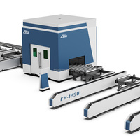 FINCm Máquina Láser de Corte Automática de Perfiles, Bordes, Ángulos y Vigas H de 12kw, 20kw, 30kw, 3D y 5 Ejes
