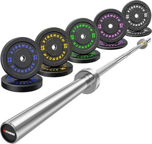 CZFIT - Discos de Goma para Levantamiento de Pesas, de Alta Calidad, Duraderos, Ecológicos y Portátiles, para Gimnasio y Fitness - Product Image 1
