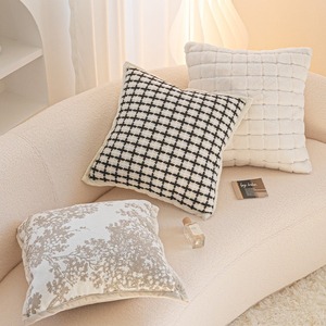 Cojín de gama alta francés para sofá, cojín para sala de estar, funda de almohada con <span class=keywords><strong>respaldo</strong></span>, funda de almohada lavable extraíble, cojín de Hotel, diseño Simple - Product Image 4
