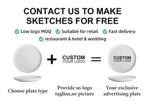 Holesale-vajilla de porcelana en crema, juego de vajilla de cerámica blanca apta para lavavajillas, vajilla personalizada para el hogar con borde negro - Product Image 2