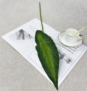 ใบไม้ประดิษฐ์ต้นอาโลเซียโกเนียคาลาเดียมใบเดี่ยวสำหรับประดับตกแต่งบ้านและสวนแต่งงาน - Product Image 3