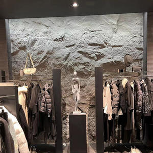 कृत्रिम आउटडोर नकली pu पत्थर प्रकाश वजन इनडोर सजावटी 3 डी पॉलीयूरेथेन संस्कृति ईंट पत्थर की दीवार वेंनर पैनल - Product Image 5