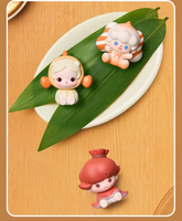 2026 Authentique Popmart Labubu Série Dip for Fun Figurine Mini Anime en PVC Lets Hot Pot pop Beans Boîtes Mystères pour Décoration de Bureau