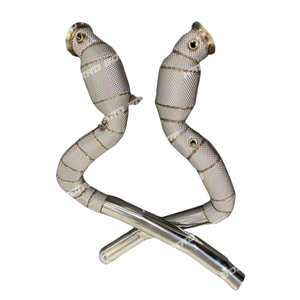 Tuyau de descente d'échappement de bouclier thermique de haute qualité pour tuyaux de descente Mercedes Benz <span class=keywords><strong>AMG</strong></span> GT <span class=keywords><strong>GTS</strong></span> GTR <span class=keywords><strong>V8</strong></span> 4.0T M178 - Product Image 4