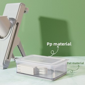 Taglierina per verdure multifunzionale in acciaio inossidabile accuratamente selezionata cucina affetta patate al limone per uso domestico zucchine ravanello - Product Image 5