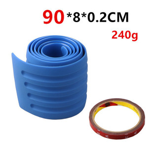 Protezione Universale M4 per Paraurti Posteriore con Design Sportivo in Gomma e Striscia Decorativa, Installazione con Nastro 3M - Product Image 4