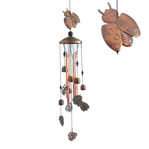 Personnalisé Rouge Cuivre Métal Tube Cloche Animal Coeur Étoile Forme Souvenir <span class=keywords><strong>Pendentif</strong></span> Jardin Cour Extérieur Carillon éolien - Product Image 4