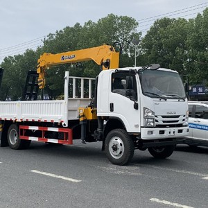 รถบรรทุกติดเครน ISUZU KV100 แบบตรง 4x2 พร้อมบันไดหลังสำหรับขาย - Product Image 5